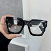 Transparent Glasses Clear Lens Square Frame Minimalist Eyewear for Women Men Luxury Oculos