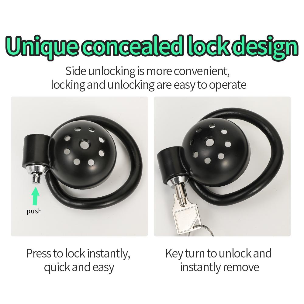 Gaiola de Castidade com 5 Anéis Gaiola para Pênis Brinquedo Sexual para Adultos Bondage de Pênis Trava Uretral Macho Cuckold Erótico Casal Brinquedo BDSM