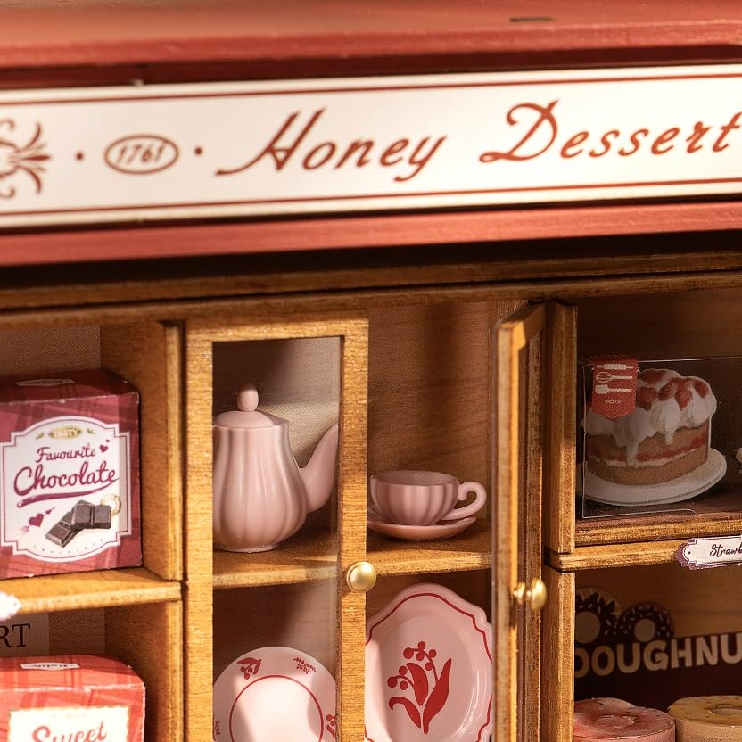 Tsukurundesu® DIY Miniature House Dollhouse DG Series (Patisserie) with Japanese Instructions
