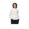Li Ning Sports Lifestyle Series Casual Hooded Pullover Letter Print Long Sleeve Sweatshirt Women Sweatshirt Off-White AWDT908-4
