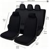 Purple Butterflies Glow Themed Car Seat Covers Set For Most Cars, Fashionable Comfortable Decorative Car Seat Protector Covers F