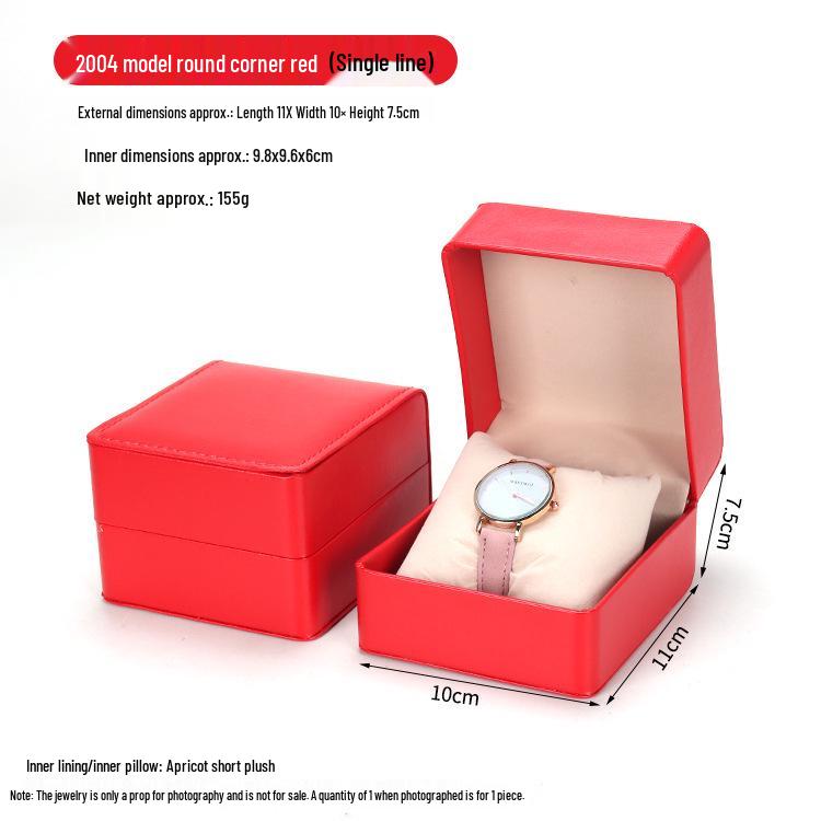 Boîte Cadeau Montre Homme en Cuir PU Noir Mat – Rangement Élégant et Tendance pour Montres-Bracelets