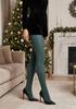 Rajstopy z brokatem Shine E57 Smoke Green Marilyn
