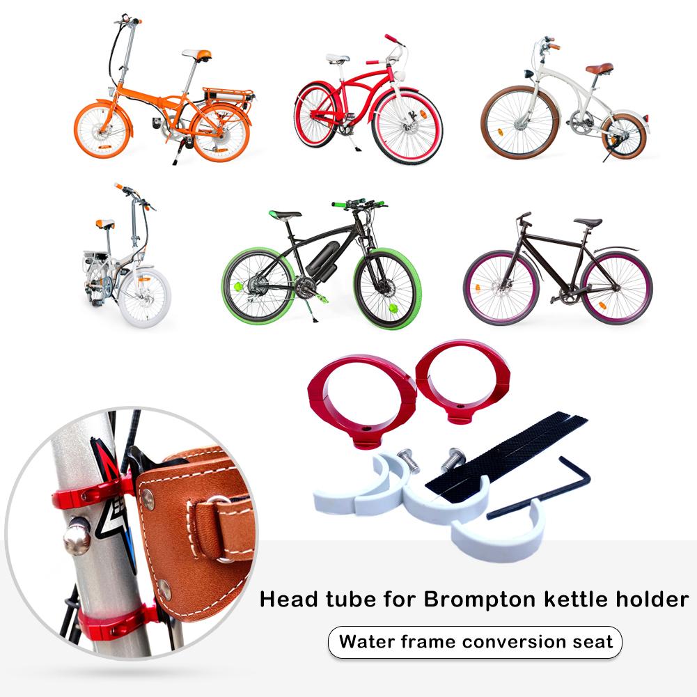 Aluminum Alloy Bicycle Water Bottle Cage Adapter Mount Holder for Brompton Bike