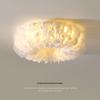 UOSU Nordic Feather Bedroom Ceiling Light