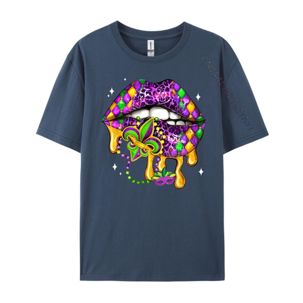 

Mardi Gras Lip Women Costume Funny for Women Girl Funny T Shirts Men Original Mens TShirts Normal 4XL