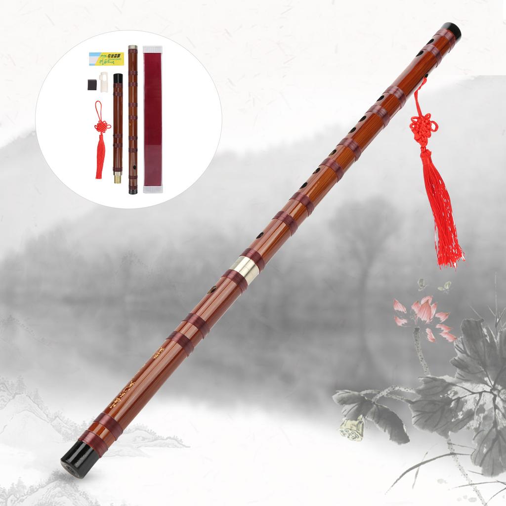Bamboo Flute Music Traditional Chinese Bitter Musical Instrument Supplies DKey ZD02