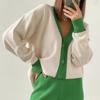 Hirsionsan, primăvară, toamnă, mozaic, tricot, cardigane femei, noi, un singur piept, vintage, pulovere coreene, haine la modă pentru femei