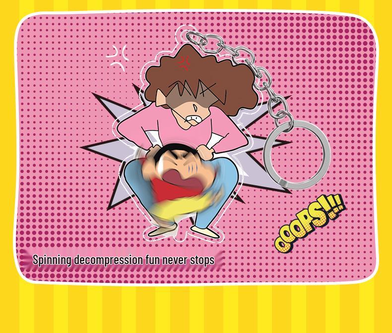 Crayon Shin-chan Acrylic Keychain - Cartoon Character Blind Box Anime Pendant