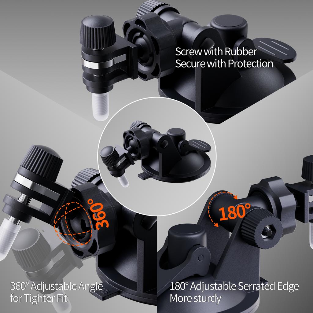 5PCS Starlink Mini Suction Cup Mount with Adjustable Arm for Car Windows Roof and Sunroofs Mounting Kit Accessories