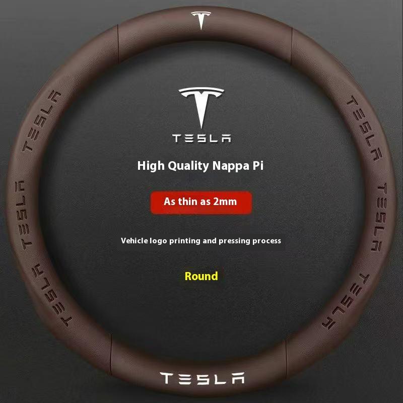 Car Steering Wheel Cover For Tesla Model 3 Model S Model Y Model X Roadster 2019-2025 Auto interior Steering Wheel Accessories