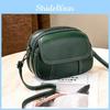 2023 New Pure Color Small Bag Soft Leather Women's Bag Fashion Casual Crossbody Bag