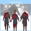 Black Myth Wukong Cosplay-Kostüm für Erwachsene und Kinder – Atemberaubendes rot-blaues Design für Aufführungen