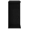 Nightstand Black Oak Effect 46.5 x 29 x 61 cm Engineered Wood