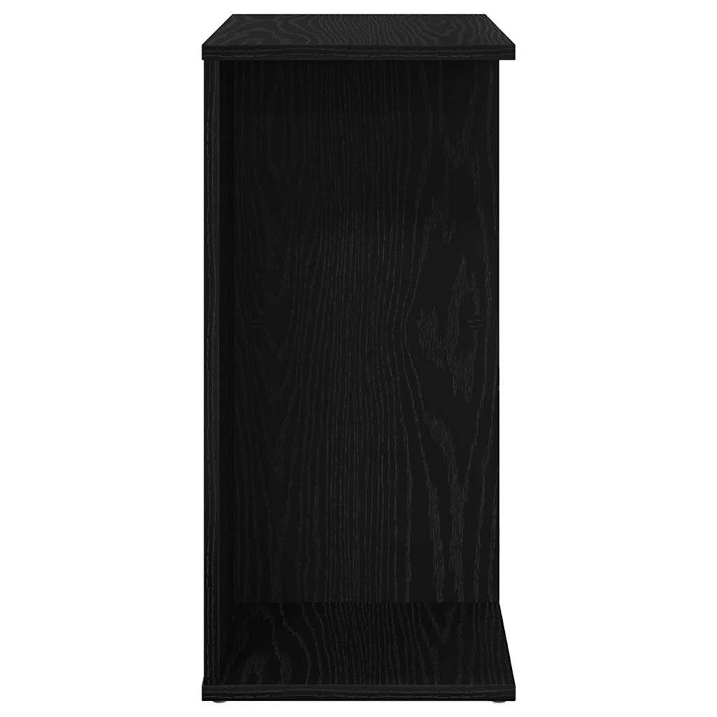 Nightstand Black Oak Effect 46.5 x 29 x 61 cm Engineered Wood