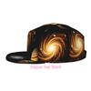 Unisex Flat Brim Baseball Cap Featuring Space Galaxy Planets, Ideal For Hip Hop Streetwear, Skateboarding, Dancing, And Outdoor
