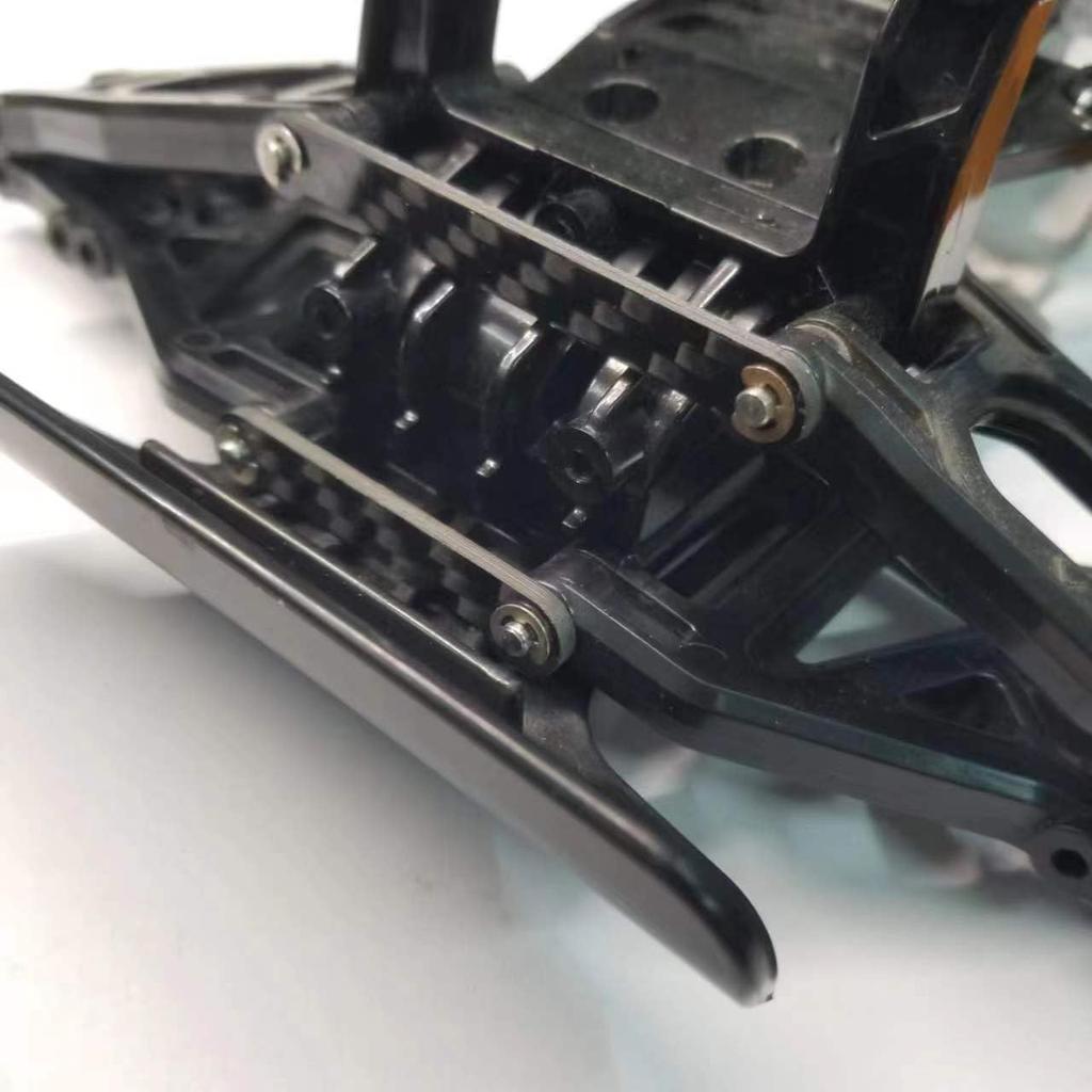 KF RC Ultralätt Kolfiber Framvagnsupphängningsfäste för Tamiya 110 DT-02 Buggy Kumamon VersionSuper Fighter GDesert Gator (Kompatibel med