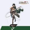 Attack on Titan Eren & Sasha Acrylic Standee, 16cm Large Anime Figure, Double-Sided Film Desktop Decoration, Shingeki no Kyojin Collectible Gift