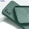 Square Liquid Silicone Phone Case for Samsung Galaxy A02S F02S M02S 360 Soft Back Cover SamsungA02S SamsungF02S SamsungM02S Bags