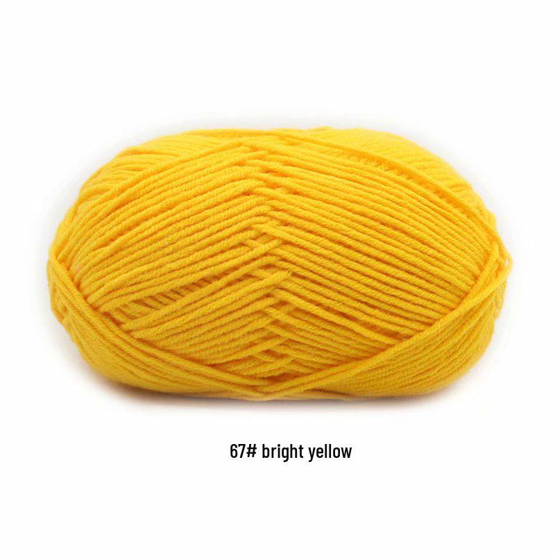 Medium Thick Handmade Cotton Baby Yarn for Knitting, Crochet, and DIY Projects