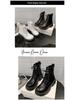 Bottines motardes courtes à lacets pour femmes Automne/Hiver 2025 avec semelle compensée