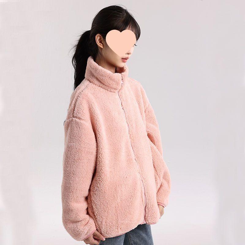 2025 Winter Women's Long-Sleeve Fleece Plush Jacket