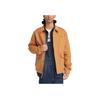 Timberland Solid Color Multi-Pocket Casual Warm Cotton Jacket Men Jacket Wheat A2A48-P47