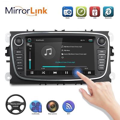 Radio Frame Din Fascia Adapter Charcoal Metallic + 2/ Mounting Frame