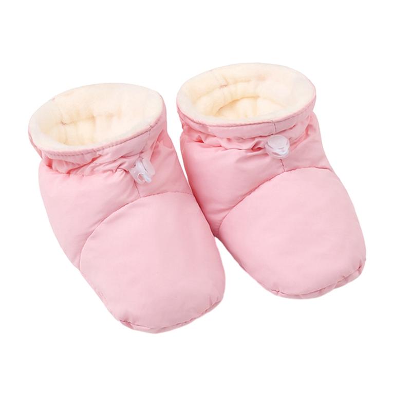 Infant Baby Winter Foot Warmers Adjustable Cotton Shoes
