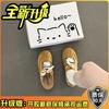 Cartoon cute Hello Kitty sports training shoes autumn and winter retro versatile simple commuter girls casual shoes single shoes