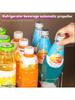 Automatic Soda Can Dispenser Retail Transparent Slide Rail Beverage Storage Organizer Rack Drink Spring Pusher For Fridge