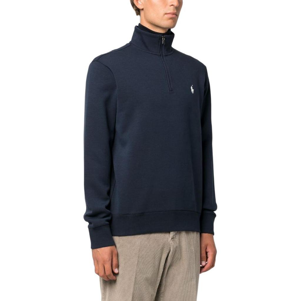 Polo Ralph Lauren Logo Pullover Long Sleeve Sweatshirt Men Sweatshirt Dark-Blue 710922557-002