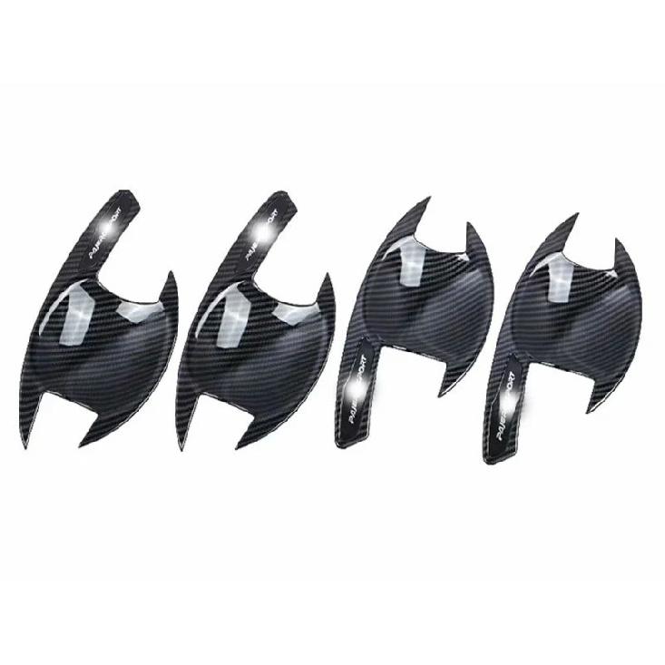 For Mitsubishi Pajero Sport QF - ABS Chrome Door Handle Bowl Cover Cup Cavity Trim ert Catch Molding Garnish