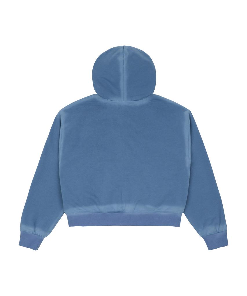 Universe Garment Spray Zip-Up Hoodie_Blue