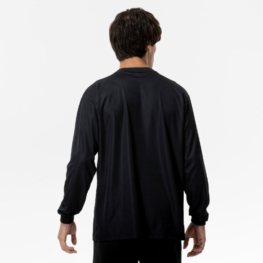 Mizuno NaviDry Long Sleeve Training Size Size M Exclusive Model T-Shirt, U-Neck, Moisture-Wicking, Quick-Drying, Underwear, Men's, 32MAC195,