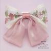 Embroidered Oversized Lace Bow Hairpin - Sweet Fairy Style