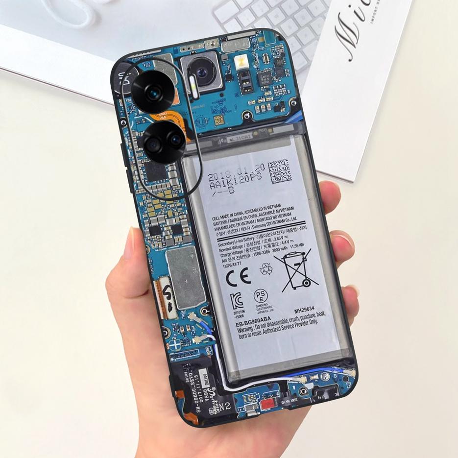 For Honor 90 Lite Case CRT-NX1 Cute Cartoon Cover Shockproof Soft Silicone Phone Case For Honor 90 Pro Honor90 Lite Fundas Coque