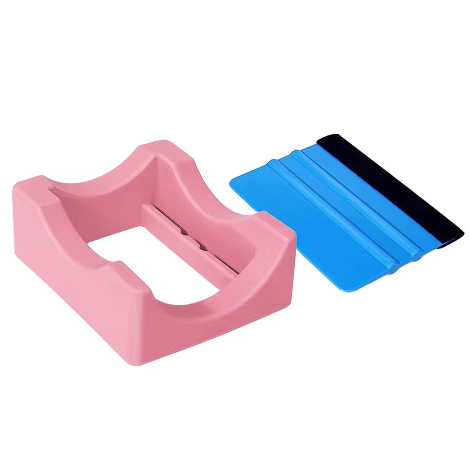 

Tumbler Holder Silicone Cup Cradle Stand Anti Slip Lightweight Two Angle Support Tumbler Cradle Rack Household Accessories рожевий