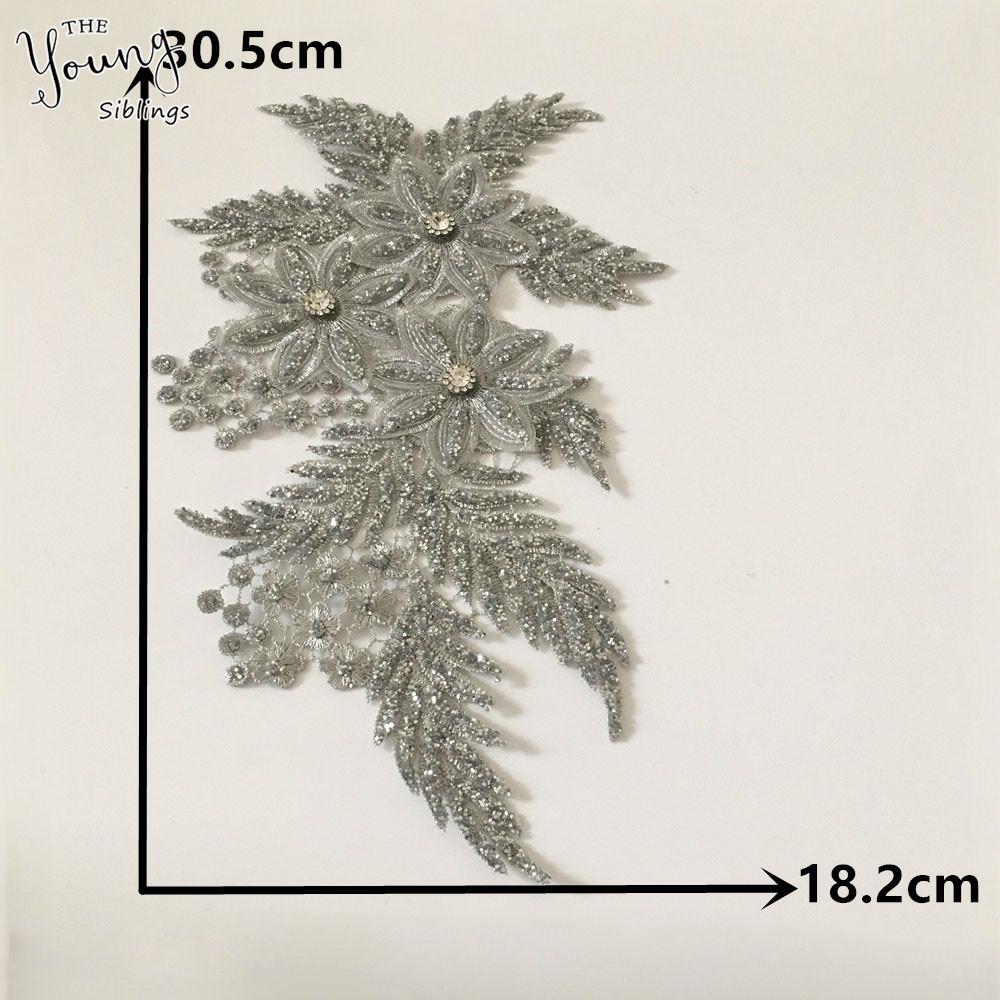 Computer Embroidery Gold Thread Lace Collar Sequined Rhinestone Diy Lace Lace Clothing Accessories