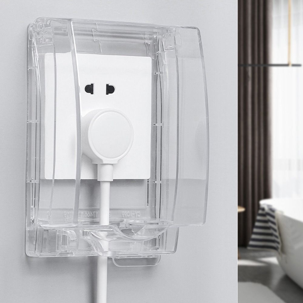 Vägguttag Vattentät Låda Elkontakt Skyddskåpa Strömbrytare Skyddskåpa Skydd Uttag