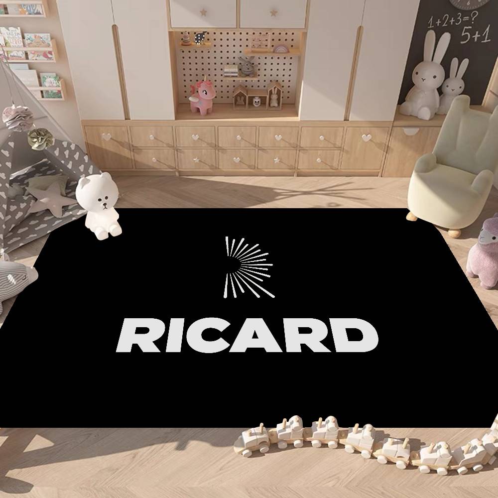 R-RicardS LOGO Floor Mat Nordic Style Home Doormat Bathroom-Toilet Mats Bedroom Hotel Decor Mat