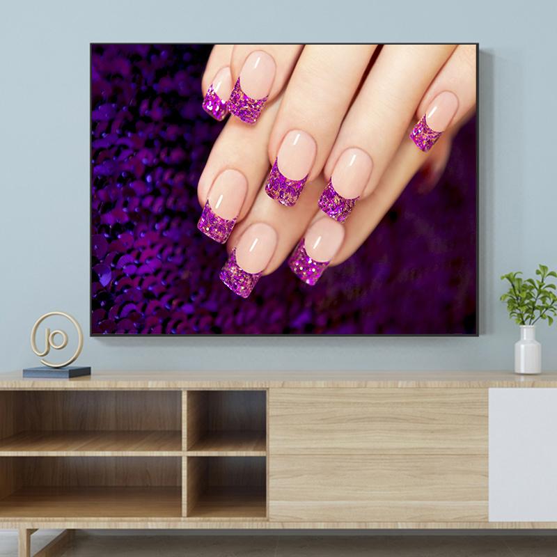 Modern Beauty Fashion Nail Art Beauty Salon Canvas Painting Unframed Posters And Print Wall Pictures For Living Room Decor