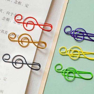 100 szt. spinacze do papieru w kształcie nut muzycznych Klucz wiolinowy Mocny zacisk Muzyka