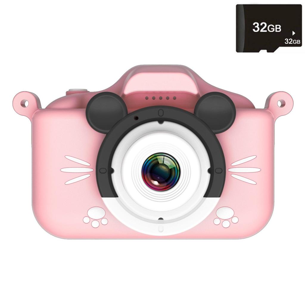 Mini X5S Children Camera Toys 2000W Pixel HD Cartoon Kids Digital Camera Cute Dual Cameras SLR Camera Kid Toy