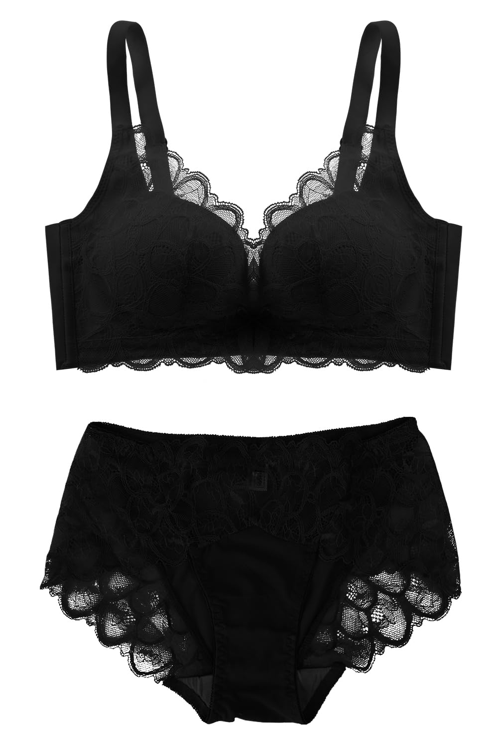 

anan модель, мягкий и тонкий бюстгальтер [Charmake Body], бюстгальтер, шорты, высокая боковина, без косточек, (черный, Л) чёрный