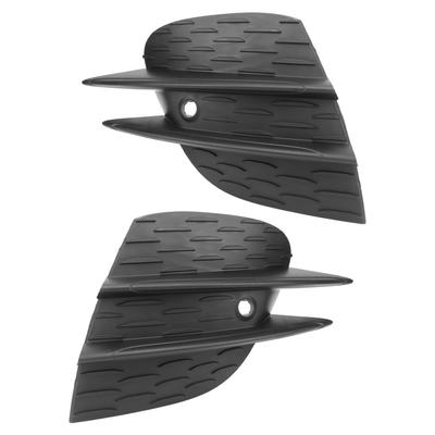 2pcs Fog Light Frame Left Right Bumper Lower Grille Cover Trim Replacement for Benz E‑Class W213 AMG Line 2020‑2023