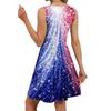 Women's Casual Fashion Dress Round Neck Sleeveless Fitted Dress