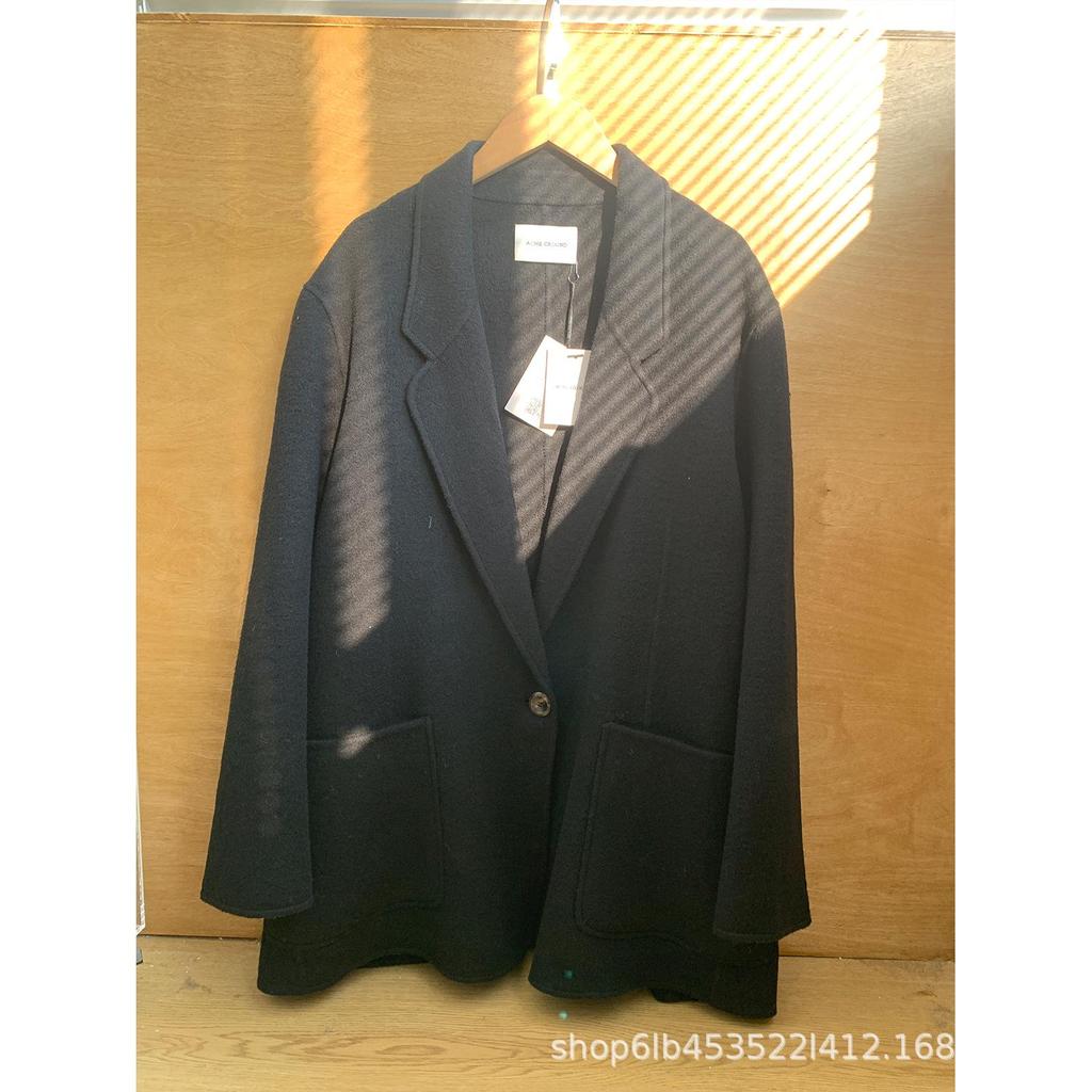 Handmade Italian Notch Lapel Coat – 70% Double-Faced Wool, Premium Quality