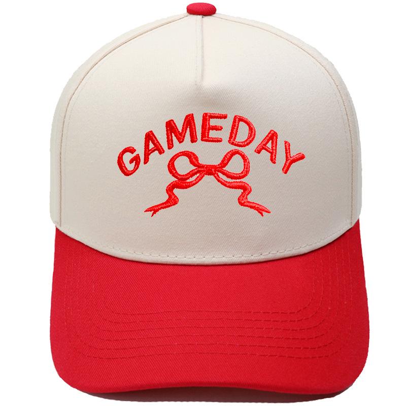 GAMEDAY Truck driver hat three-dimensional embroidery retro color matching baseball cap European and American men's and women's casual hat
