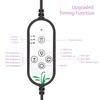 LED pěstební světlo USB PhytoLamp Full Spectrum 5V Phyto lampa 4 hlavy rostlinné světlo pro domácí rostliny, květiny, semena, vnitřní pěstební box